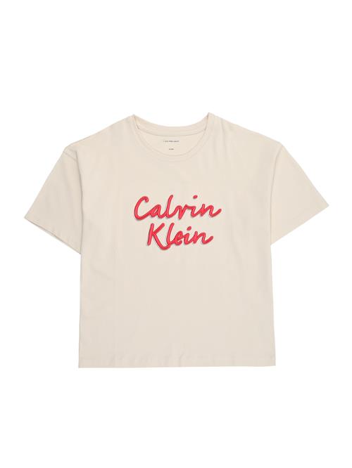 Calvin Klein Jeans Bluser & t-shirts  greige / knaldrød / hvid
