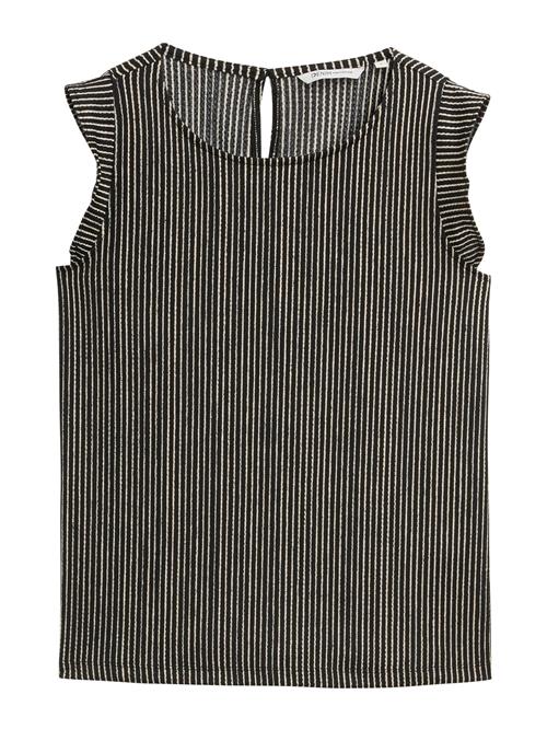 TOM TAILOR DENIM Bluse  ecru / sort