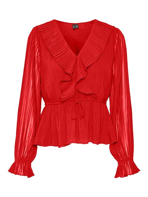 VERO MODA Bluse 'VMDora'  rød
