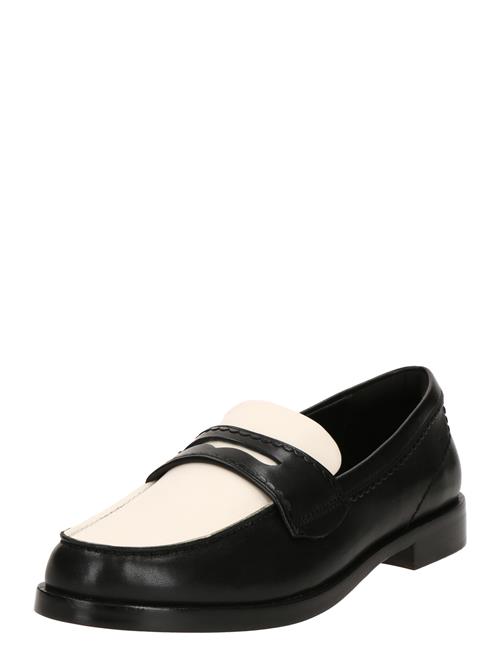 CLARKS Slipper 'Straven Edge'  sort / hvid