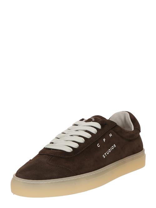 Copenhagen Studios Sneaker low 'CPH433'  mørkebrun / hvid