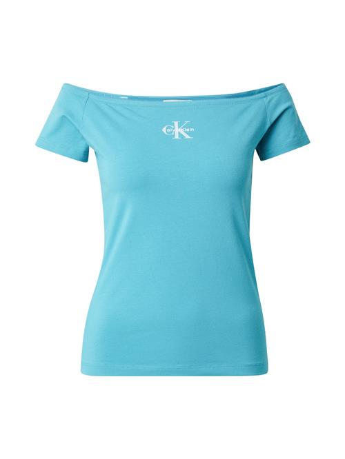 Calvin Klein Jeans Shirts  turkis / hvid
