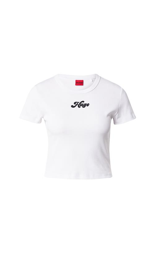 HUGO Shirts 'Delanor_2'  sort / naturhvid