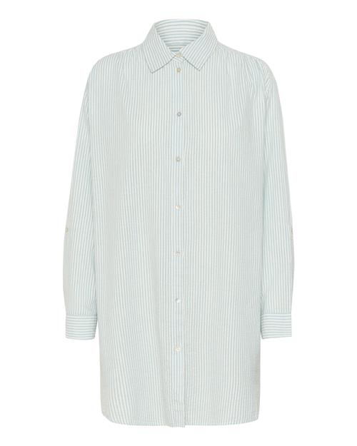 SAINT TROPEZ Bluse  natblå / hvid