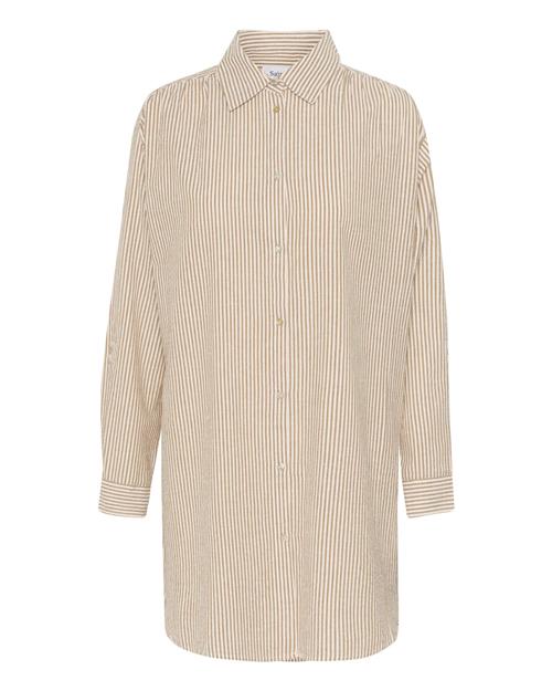 SAINT TROPEZ Bluse  nude / hvid