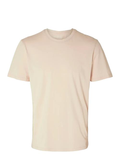 Slhaspen Mini Str Ss O-Neck Tee Noos Selected Homme Cream