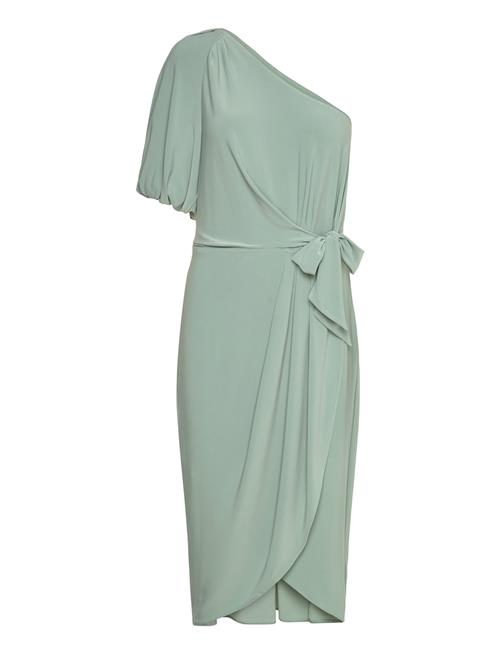 Jersey Tie-Waist Balloon-Sleeve Dress Lauren Ralph Lauren Green