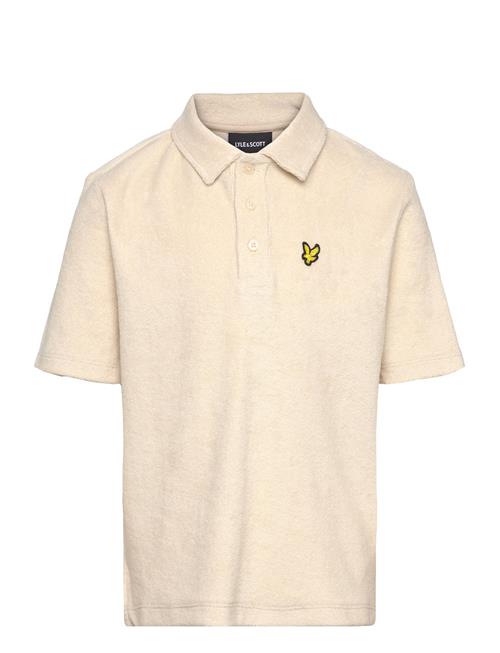 Towelling Polo Shirt Lyle & Scott Beige