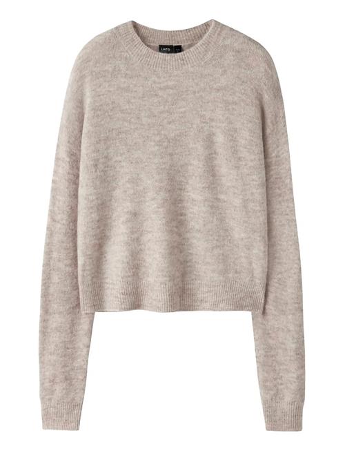Nlflodet Ls Short Knit Noos LMTD Grey