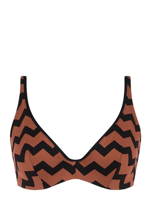 Totem Plunge Underwired Bra Chantelle Beach Brown