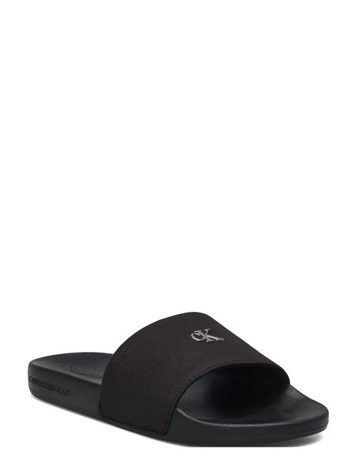 Slide Monogram Hardware Calvin Klein Black