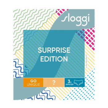 Sloggi Trusser 3P GO Unique Hipster Flerfarvet Large Dame