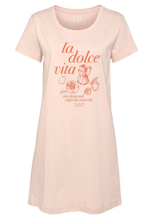 VIVANCE Natskjorte  orange / lys pink