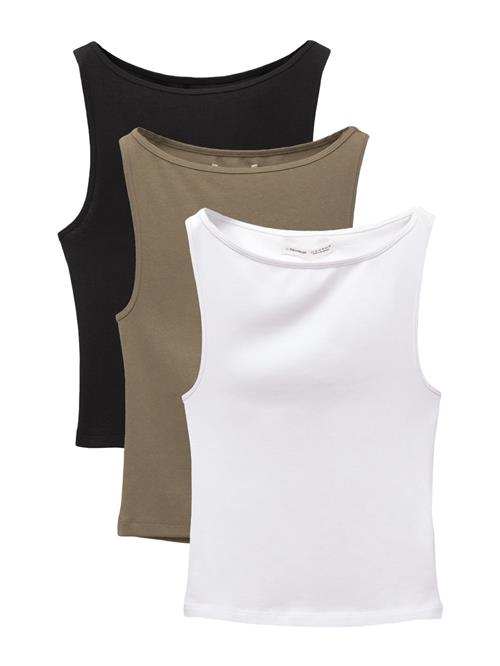 Pull&Bear Overdel  creme / brokade / sort