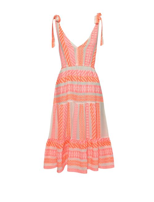 South Beach Sommerkjole  pink / rosé / melon / offwhite