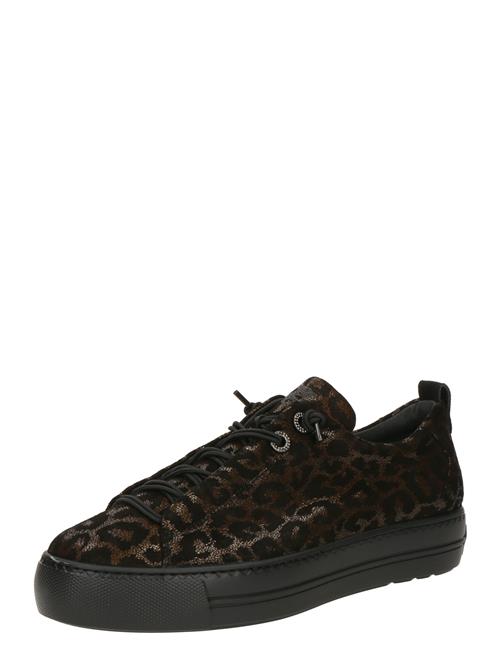 Paul Green Sneaker low  mørkebrun / sort