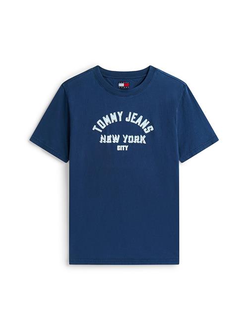Tommy Jeans Shirts 'Varsity'  lyseblå / mørkeblå / lyserød