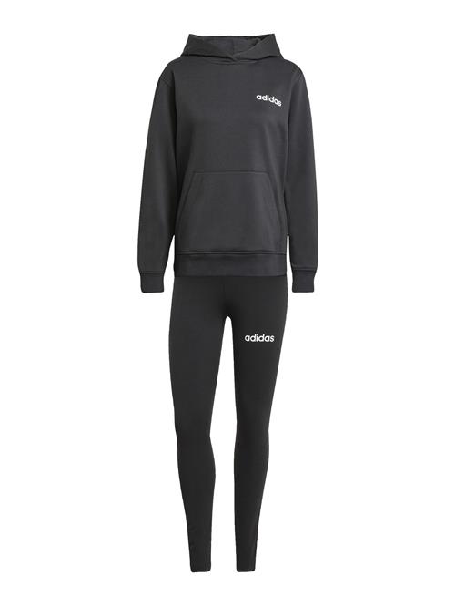 ADIDAS SPORTSWEAR Træningsdragt 'LEISURE'  sort / hvid