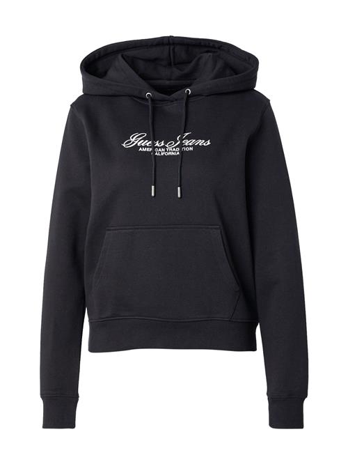 GUESS JEANS Sweatshirt  sort / hvid