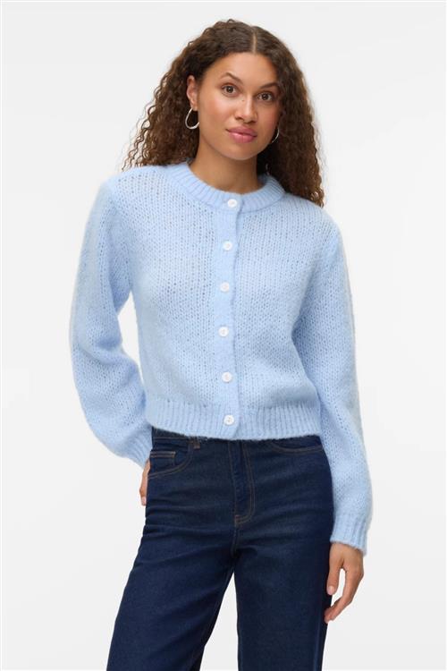 Wilo O-Neck Cardigan - Cashmere Blue - L - Vero Moda