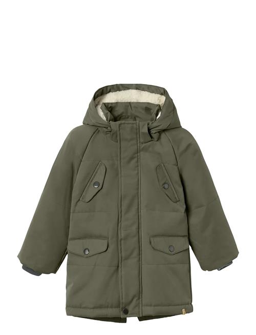 Nmmgodo Padded Long Jacket Lil Lil'Atelier Khaki