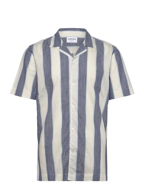 Striped Linen/Cotton Shirt S/Sstriped Linen/Cotton Shirt S/S Lindbergh Patterned