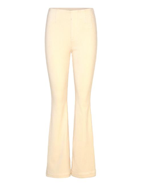 Pull On Flare Lee Jeans White