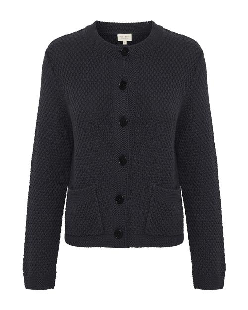 Part Two Cardigan  natblå