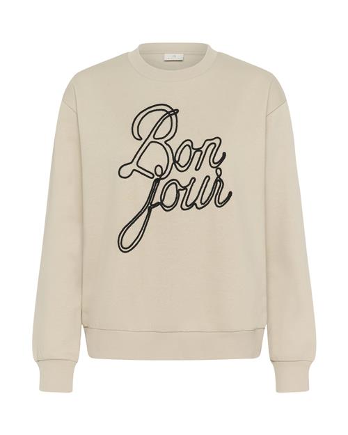 Kaffe Sweatshirt 'KABerta'  beige / sort