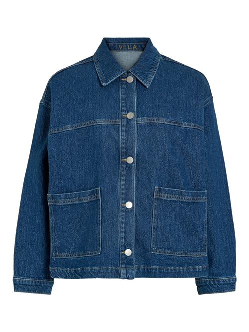 VILA Overgangsjakke 'VIJaf'  blue denim
