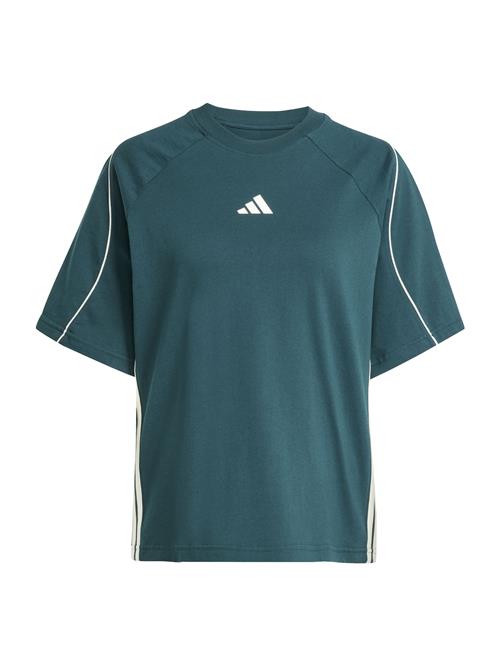 ADIDAS SPORTSWEAR Funktionsbluse 'STADIUM'  mørkegrøn / hvid
