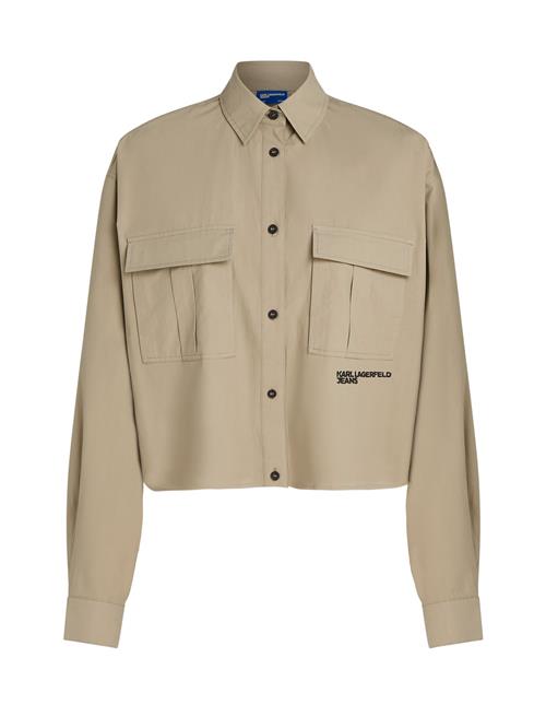 KARL LAGERFELD JEANS Bluse  mørkebeige