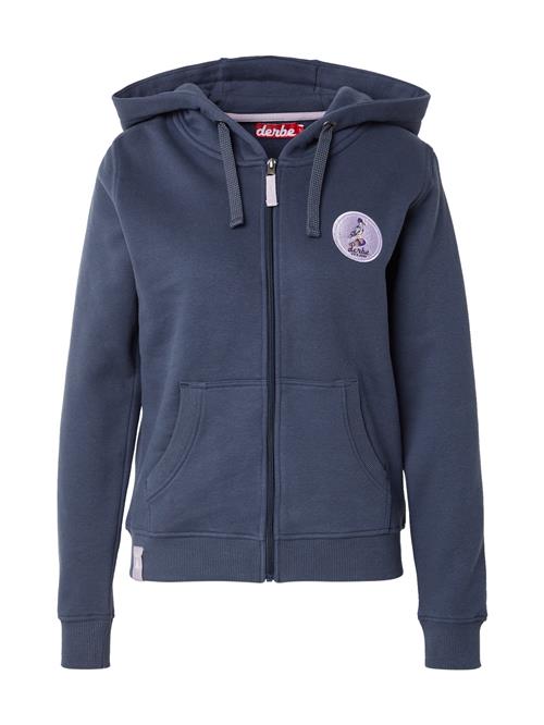 Derbe Sweatjakke 'Travel Friese MINIDOTS'  navy