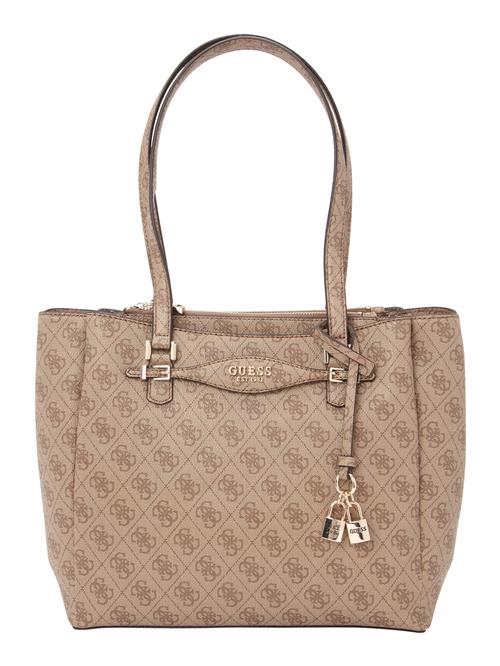 GUESS Håndtaske 'ZAMIRA'  cappuccino / mørkebrun