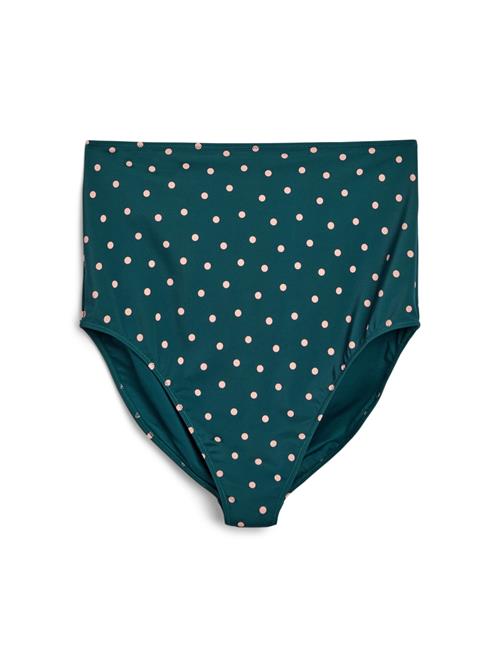 Swim by Zizzi Bikinitrusse 'Skatrin'  nude / mørkegrøn