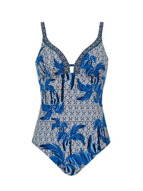 OLYMPIA Badedragt  navy / royalblå / hvid