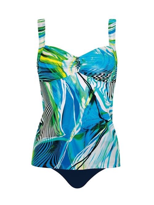 SUNFLAIR Tankini  blå / turkis / grøn / hvid