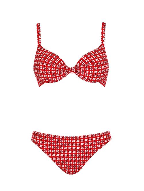 SUNFLAIR Bikini  rød / sort / hvid