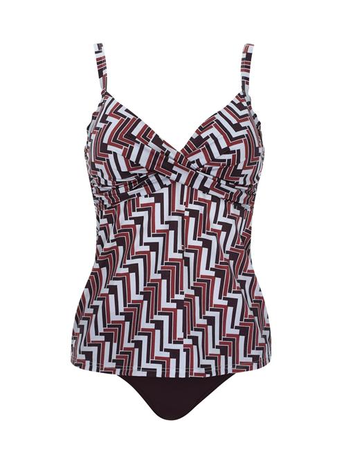 OLYMPIA Tankini  bordeaux / burgunder / hvid
