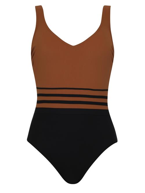 SUNFLAIR Badedragt  cognac / sort
