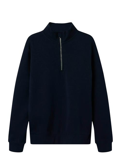 Nlmnaldemars Ls Half Zip Sweat LMTD Navy