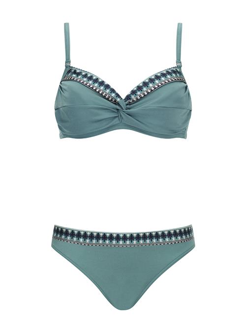 OLYMPIA Bikini  marin / turkis / hvid