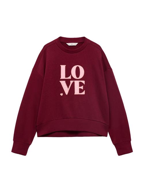 MANGO KIDS Pullover 'LUNDI'  lyserød / kirsebærsrød