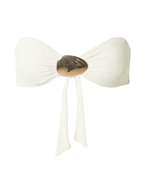 Hunkemöller Bikinioverdel 'Cabo'  guld / hvid