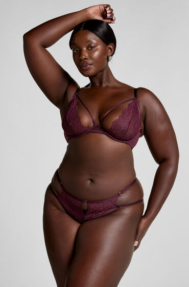 Hunkemöller Ikke-formstøbt bøjle-bh Cinnamon rød
