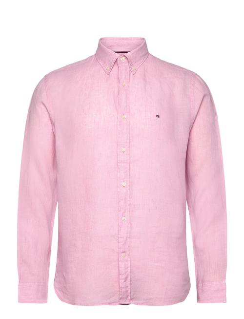 Pigment Dyed Li Solid Rf Shirt Tommy Hilfiger Pink