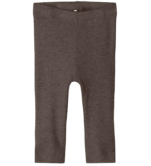 Name It Leggings - Noos - Rib - NbnKab - Delicioso Melange