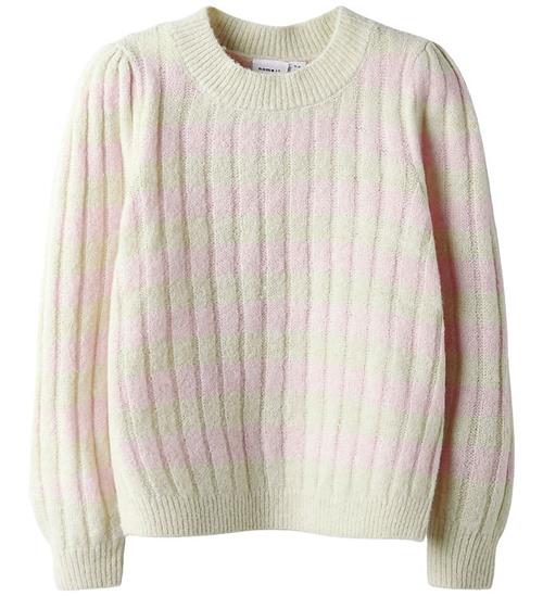 Name It Bluse - Strik - NkfDitte - Buttercream/Pirouette