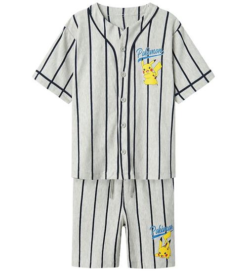 Name It Shortssæt - NkmMaska - Pokémon - Lysegråmeleret