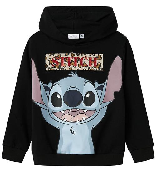 Name It Hættetrøje - NkfJixiri - Stitch - Sort
